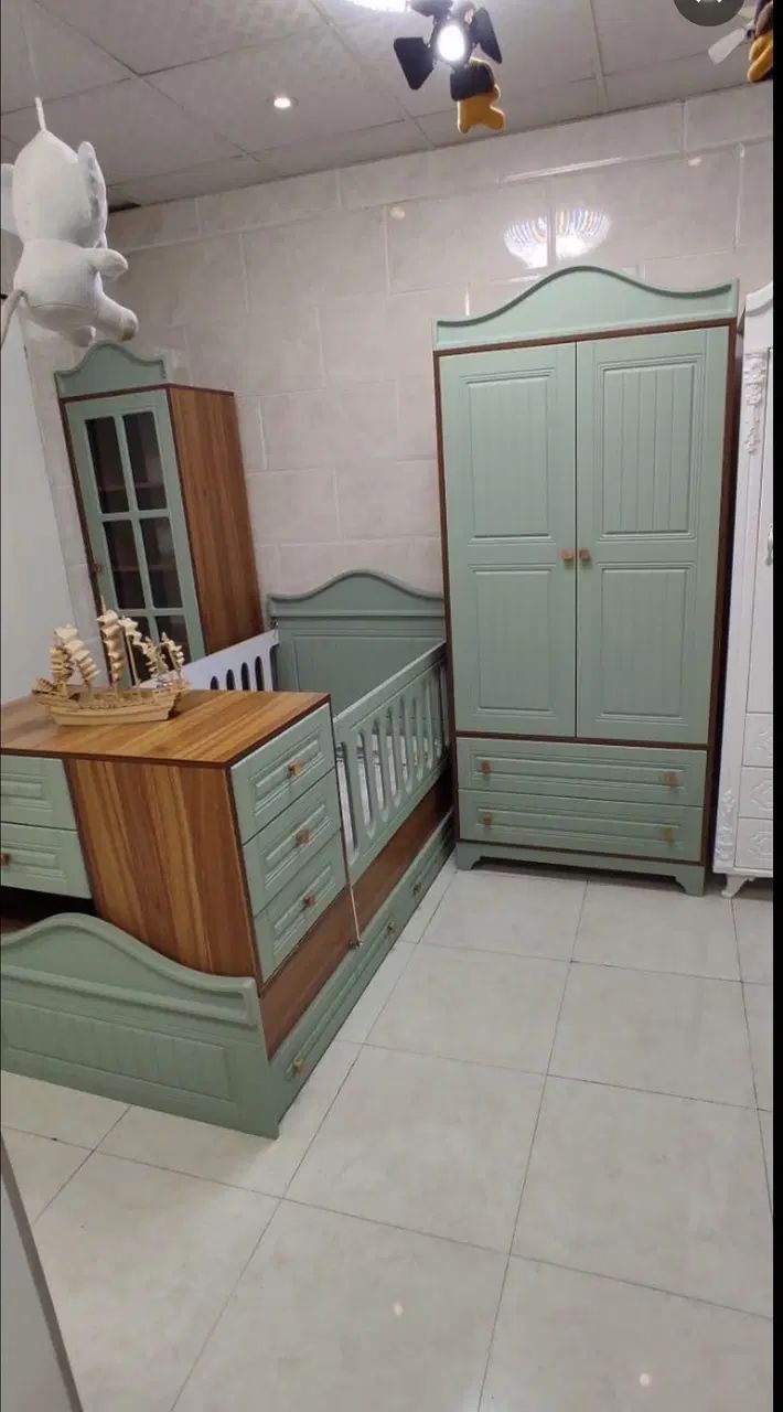 سیسمونی / سرویس خواب نوزاد مدل سبز / نوجوان / تخت|اسباب و اثاث بچه|اردبیل, |دیوار