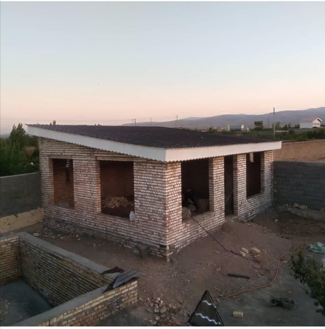 سقف‌شیبدارشیروانی سبک الاچیق سایبان اسکلت سوله‌‌|خدمات پیشه و مهارت|مشهد, پنجتن|دیوار