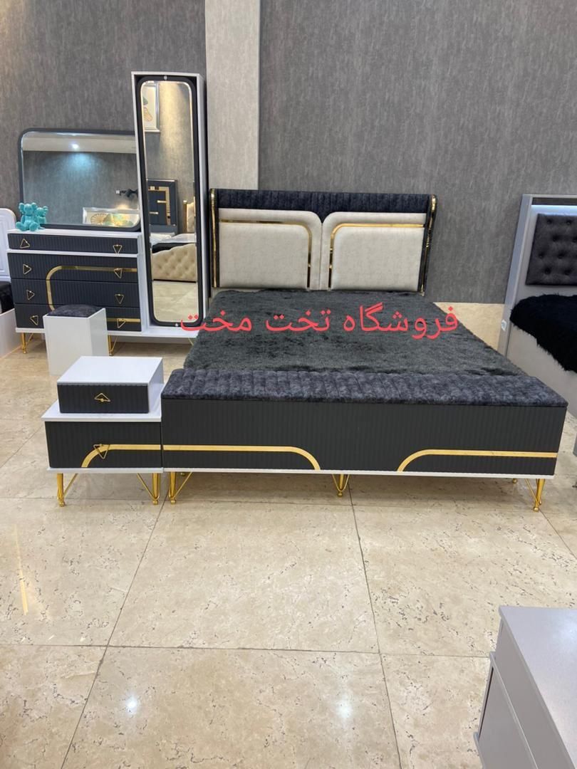 تخت و تشک *سرویس زیبا جدید 200مدل تخفیف|تخت و سرویس خواب|رشت, استقامت 1|دیوار