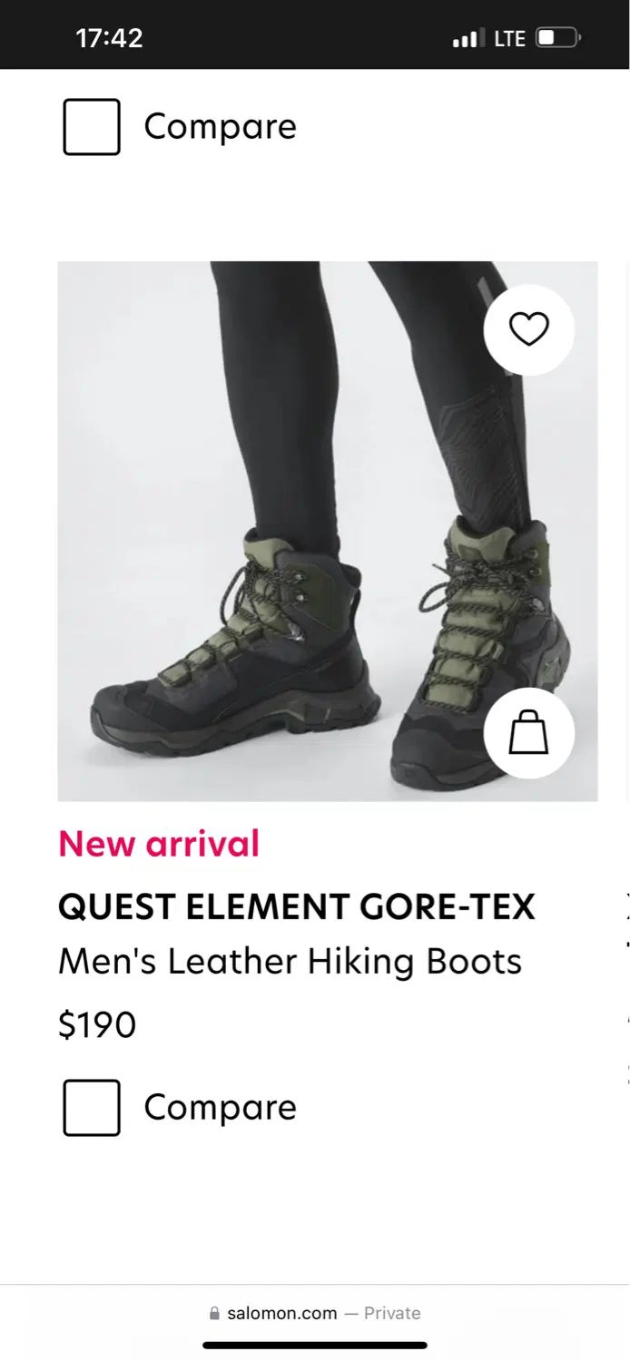 کفش بوت سالومون Salomon QUEST ELEMENT GORE-TEX|کیف، کفش، کمربند|تهران, زعفرانیه|دیوار