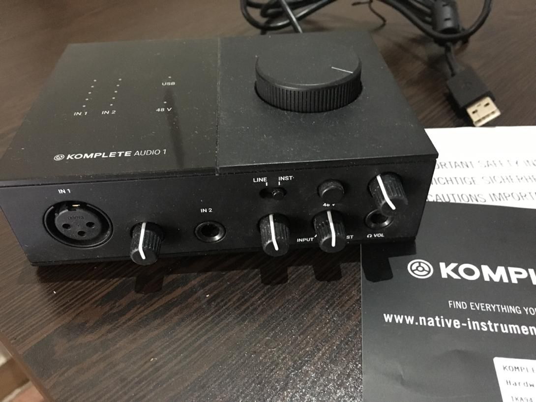 کارت صدا  komplete audio 1|آلات موسیقی|تهران, طرشت|دیوار