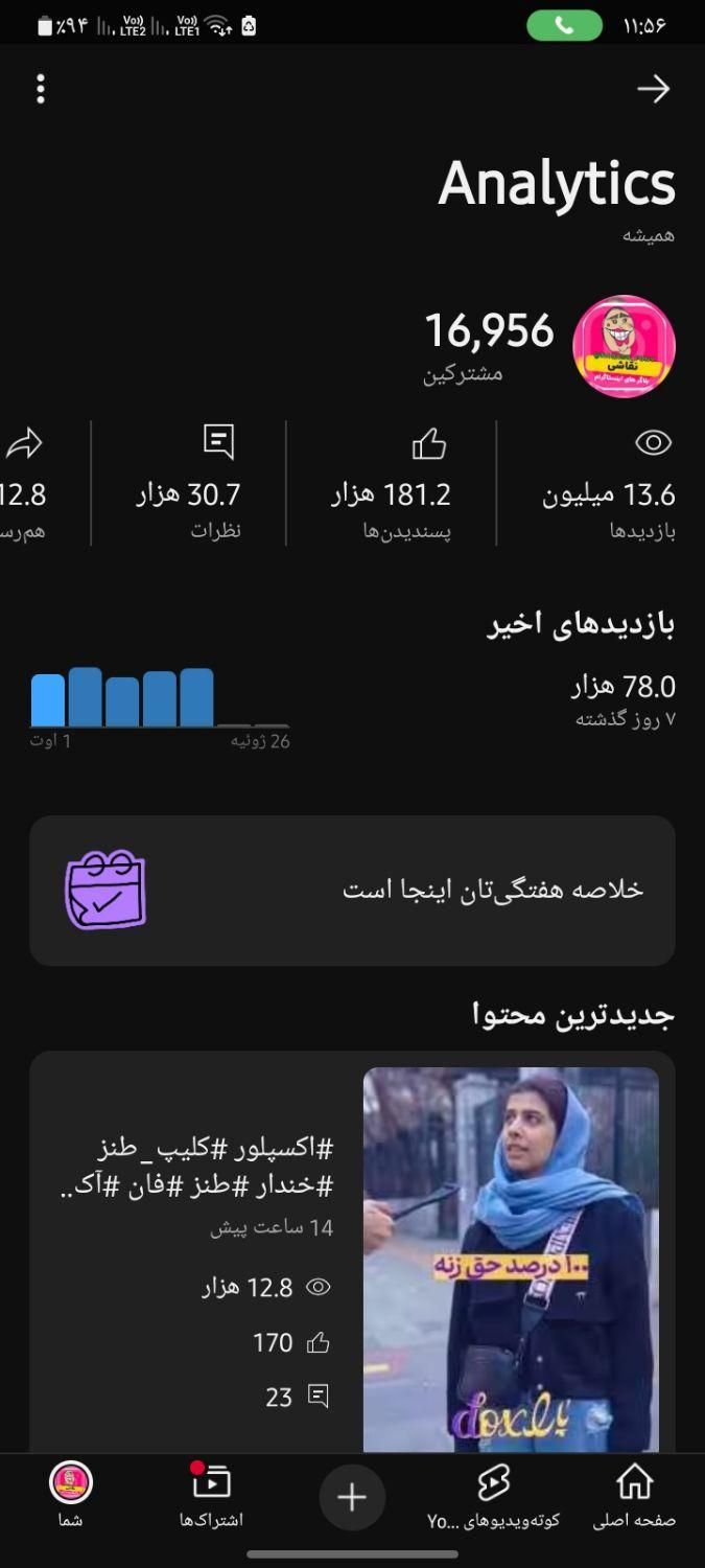 کانال یوتیوب کالاف|کنسول، بازی ویدئویی و آنلاین|تهران, آبشار تهران|دیوار