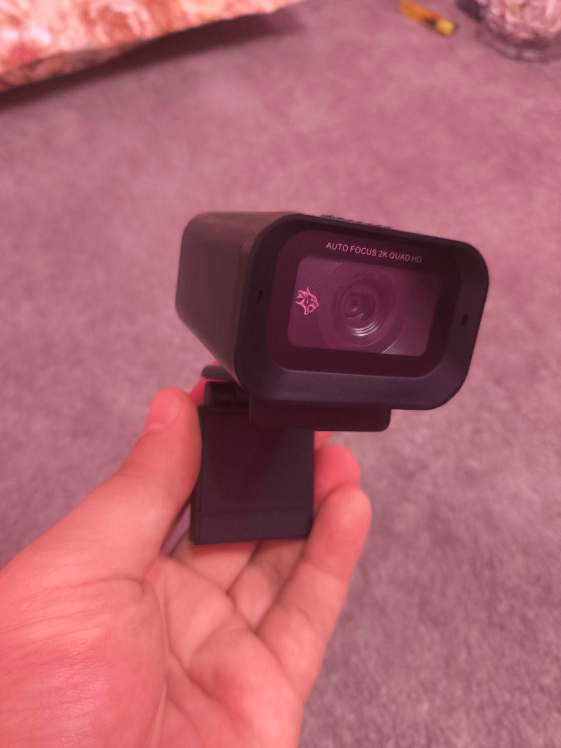 وب کم گیمینگ پرودو Porodo PDX535 Action Web Cam 2K|قطعات و لوازم جانبی رایانه|تبریز, |دیوار