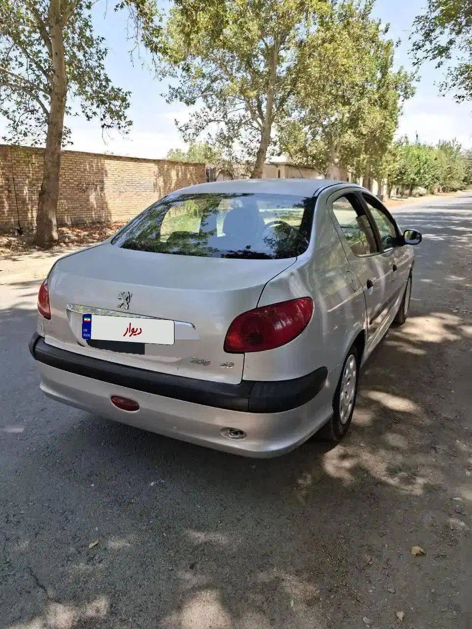 ۲۰۶ sd  tu5 v8 مدل ۱۳۸۹  نقره ای|خودرو سواری و وانت|کرج, شهرک نهال و بذر|دیوار