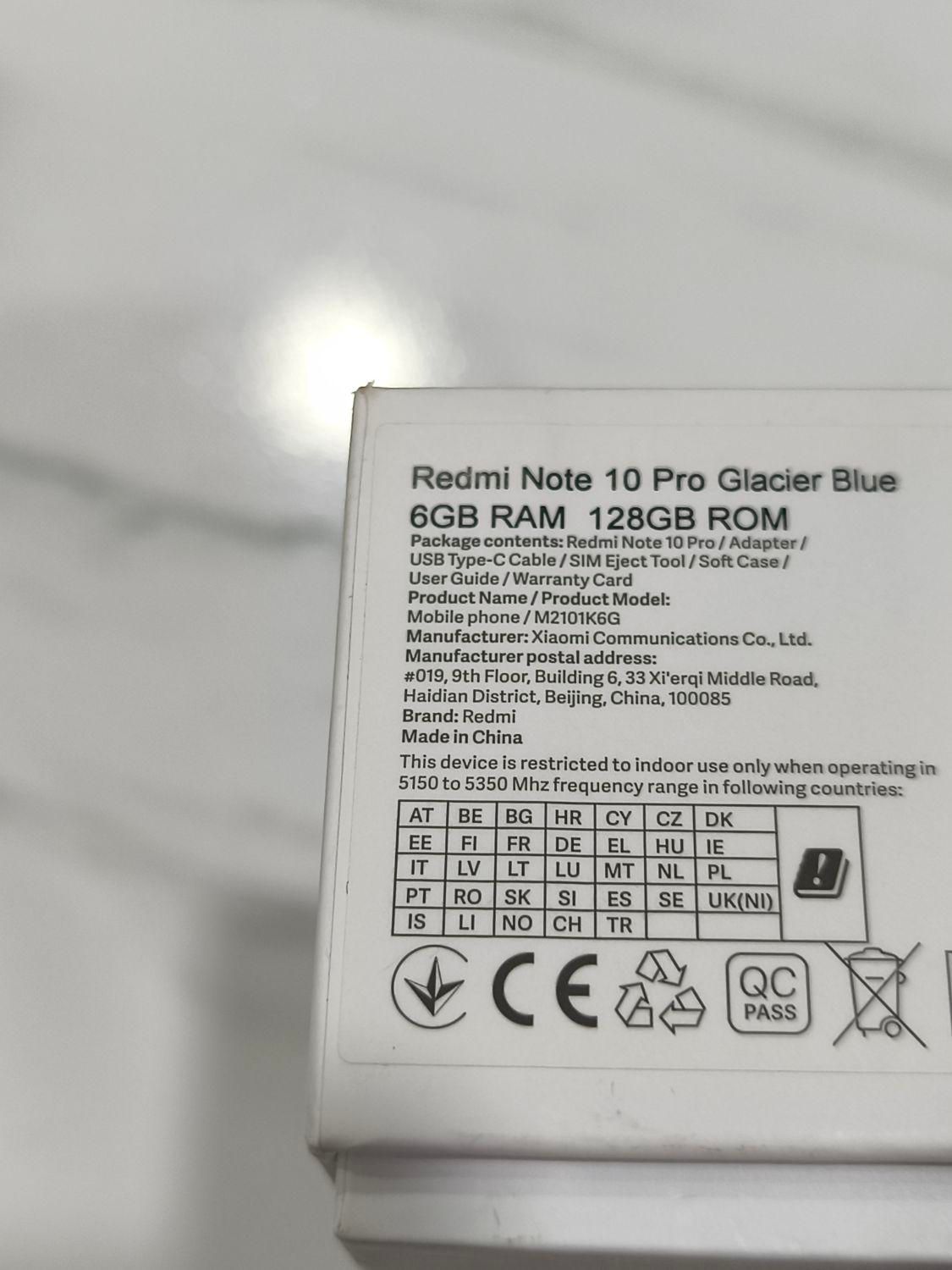 شیائومی Redmi Note 10 Pro با حافظهٔ ۱۲۸ گیگابایت|موبایل|اصفهان, ارغوانیه|دیوار