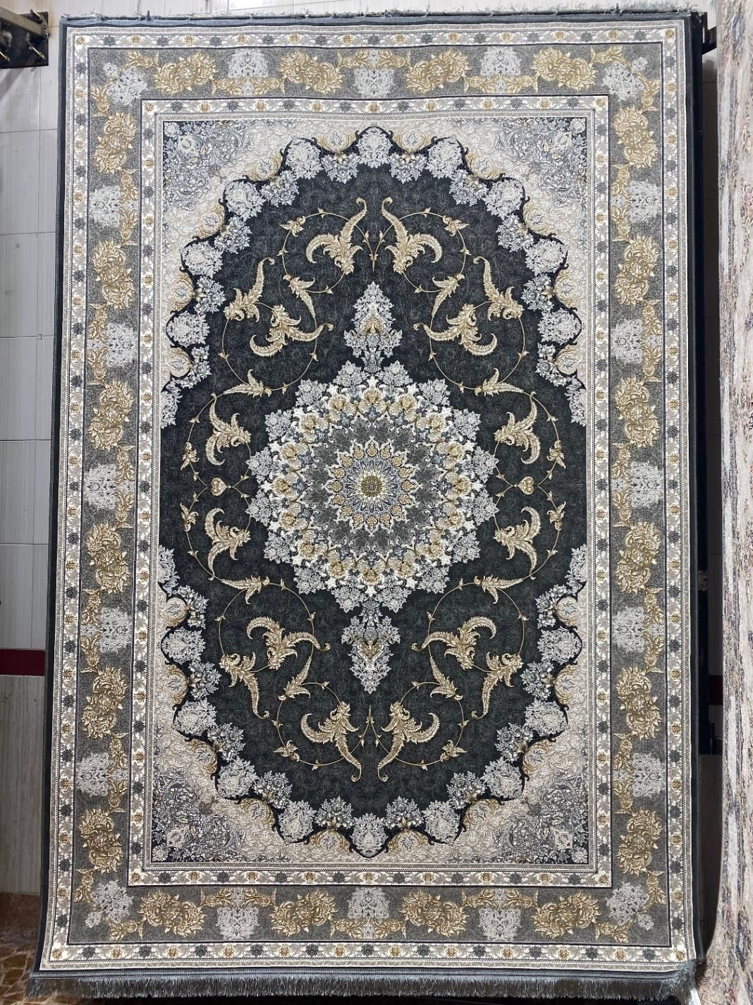 فرش1200شانه گل برجسته اقساطی(فرش کریم زاده)|فرش|تبریز, |دیوار