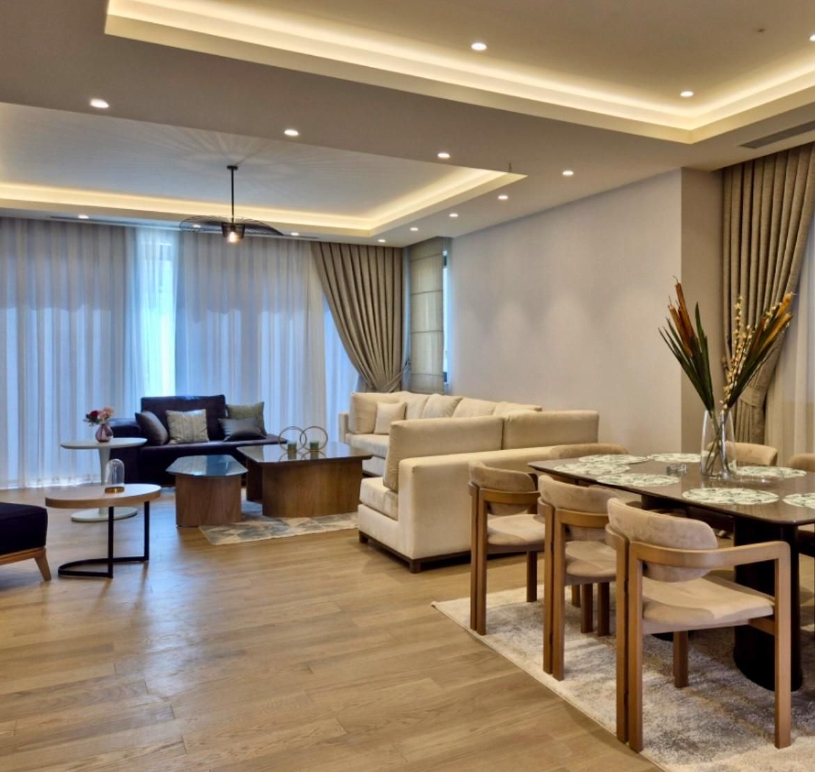 ۱۵۰ متر آپارتمان(استخر،سونا،فعال)دارای تراس بزرگ|اجارهٔ آپارتمان|فشم, |دیوار