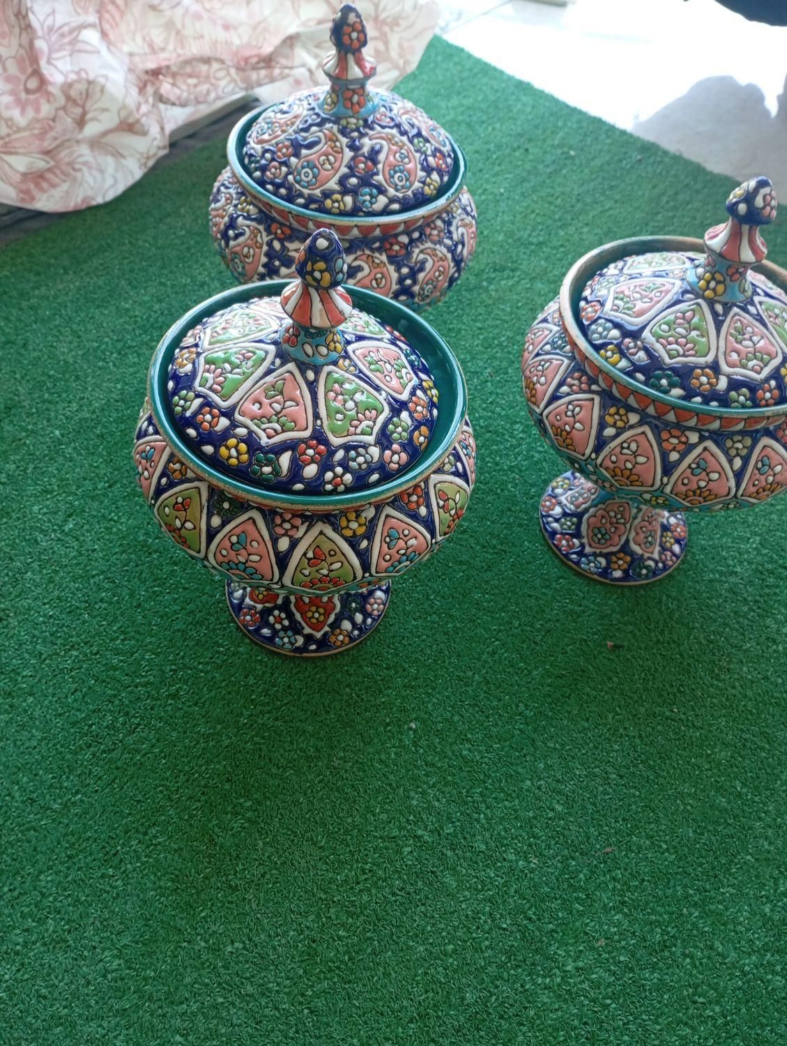 جای شکلاتی کاردستی مینا کاری شده|صنایع دستی و سایر لوازم تزئینی|ساری, |دیوار