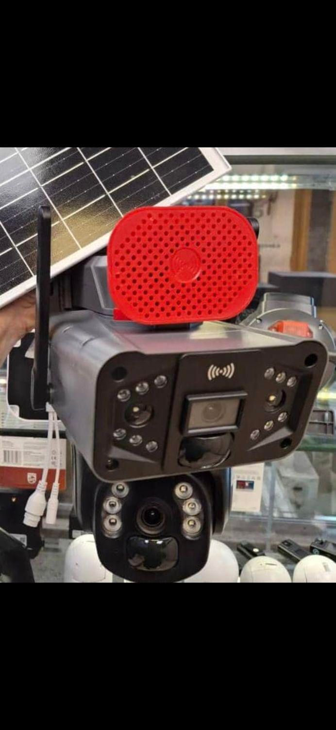 دوربین خورشیدی سیمکارتی/ چرخشی /۳۶۰ درجه|دوربین مداربسته|تبریز, |دیوار