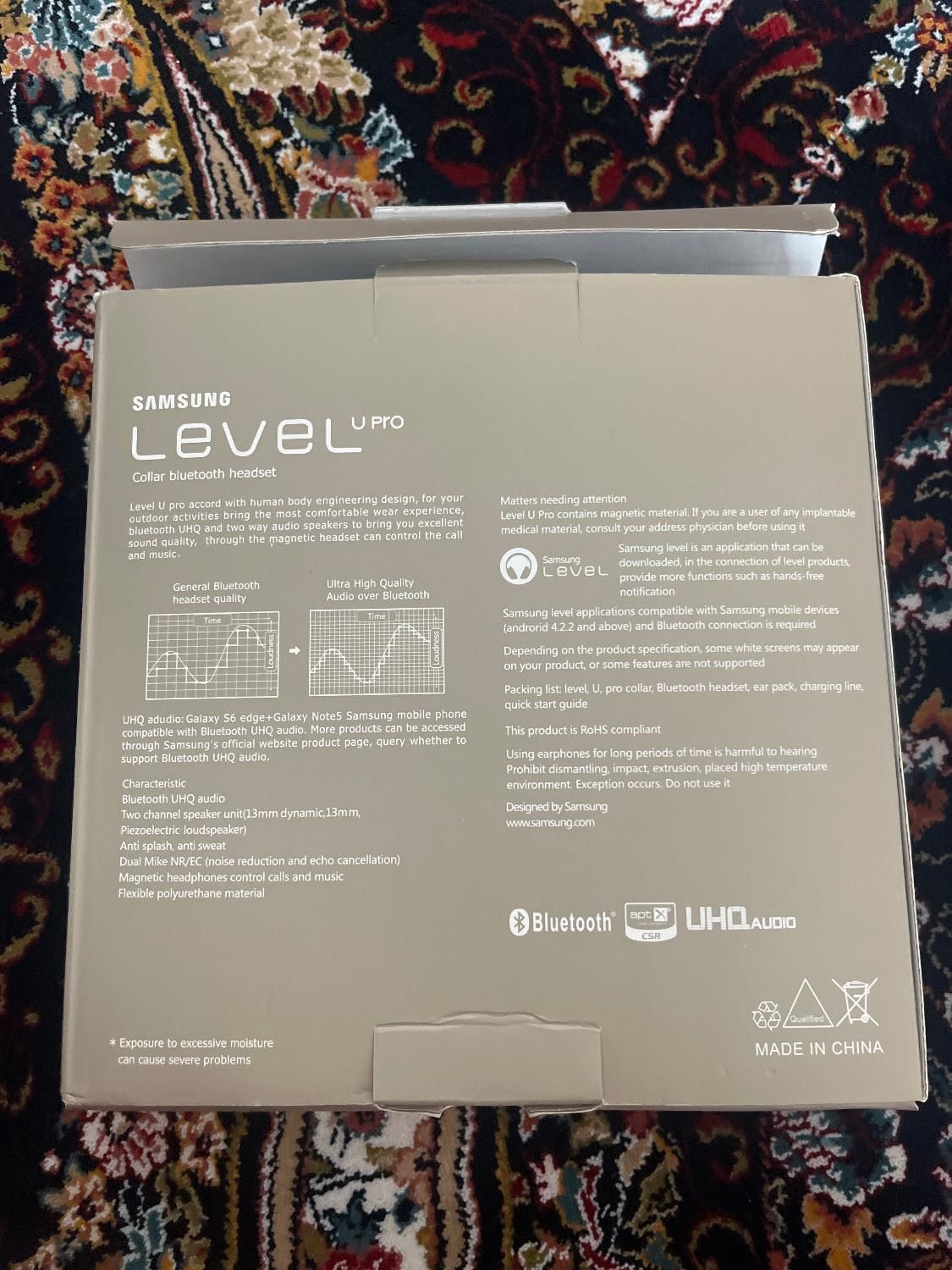 هدفون گردنی سامسونگ levelupro|لوازم جانبی موبایل و تبلت|سیرجان, |دیوار