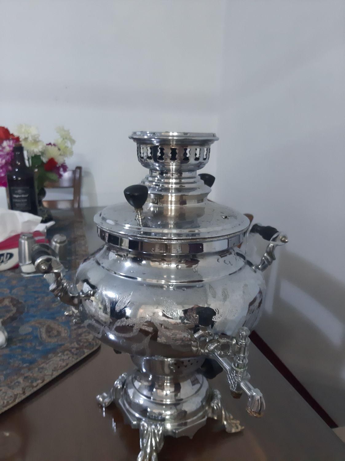 سماور گازی سوگند کار کرده|سماور، چای‌ساز، قهوه‌ساز|کرج, برغان|دیوار