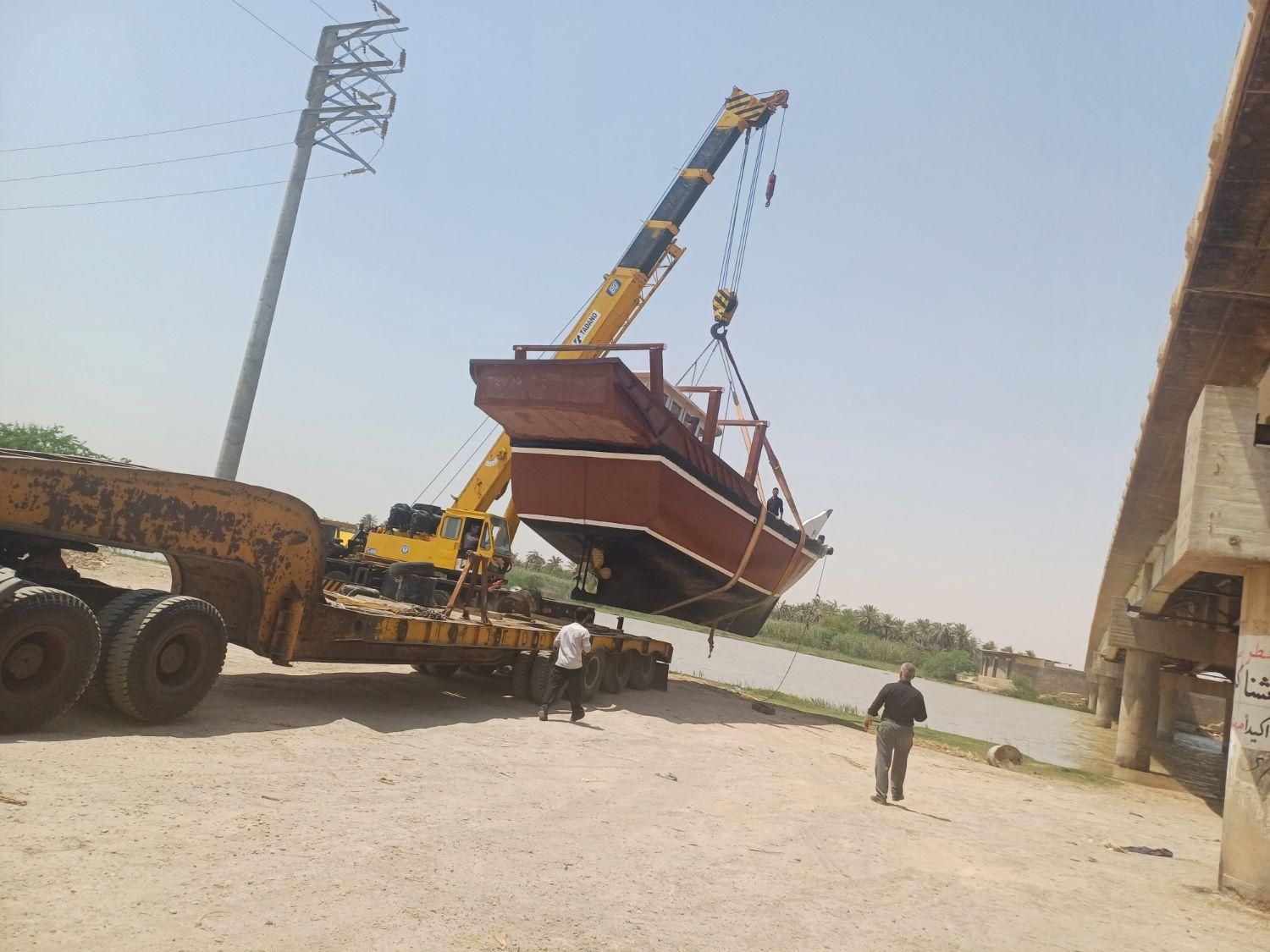 تولید بچه لنج 12متری تولید درشهرک صنعتی آبادان|قایق و سایر وسایل نقلیه|آبادان, |دیوار