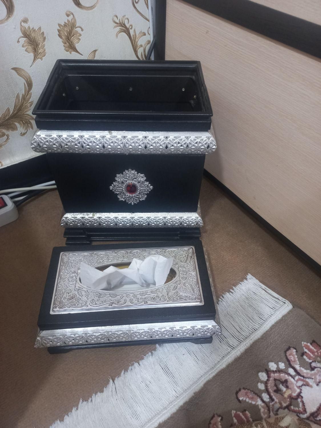 سطل زباله و جا دستمال کاغذی|صنایع دستی و سایر لوازم تزئینی|اهواز, فاز ۱ پادادشهر|دیوار
