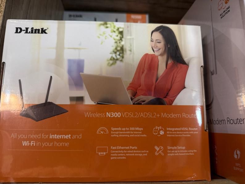 مودم دیلینک ۲ آنتن آکبند DLINK VDSL ADSL 224|مودم و تجهیزات شبکه|خرم‌آباد, |دیوار