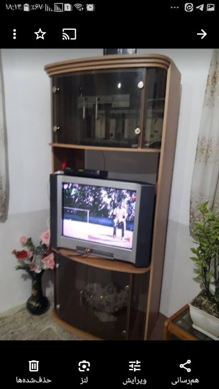 میز تلویزیون. چوبی و محکم|میز تلویزیون|ماسال, |دیوار