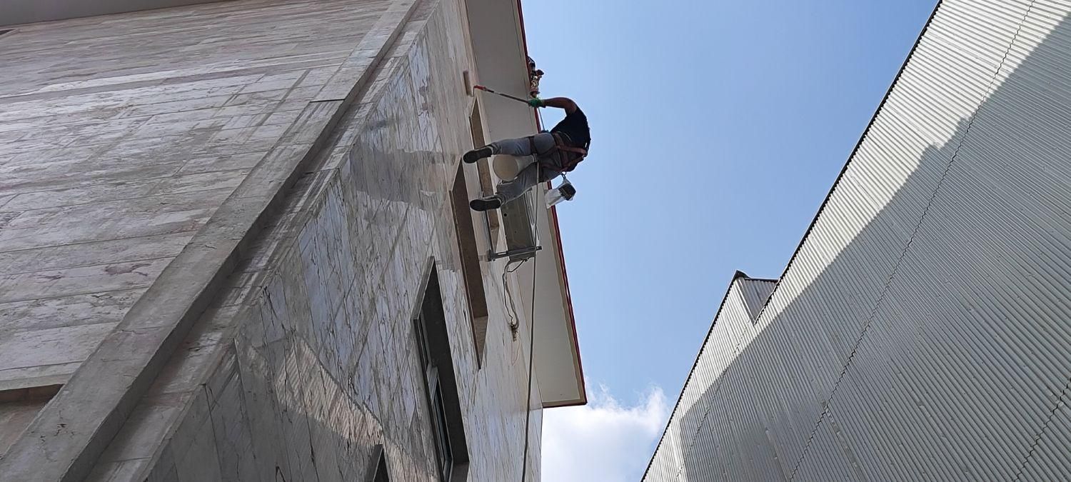 اب بندی عایق کاری پیچ رولپلاک با راپل بندباز طناب|خدمات پیشه و مهارت|رشت, بلوار گیلان|دیوار