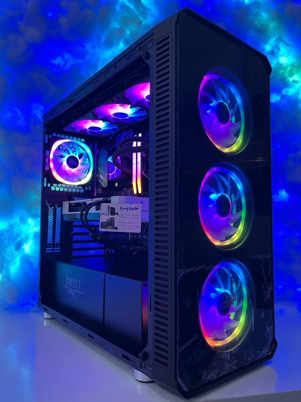 کیس گیمینگ نسل12 گرافیک rtx 5070 12gb/اقساطی|رایانه رومیزی|تبریز, |دیوار