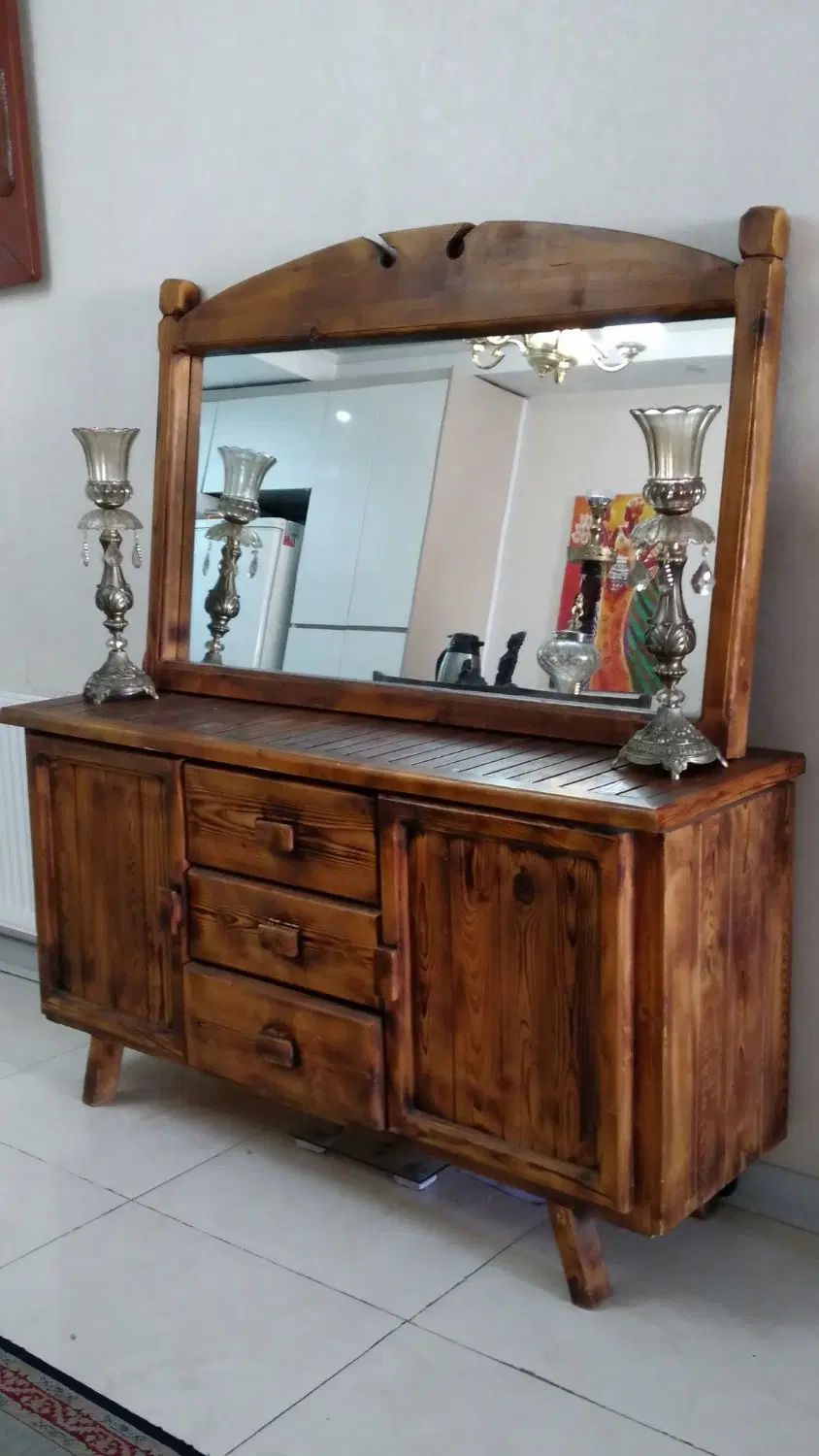 آینه کنسول/میز بار/جاکفشی/مبلمان/زیرتلویزن|بوفه، ویترین، کنسول|کرج, شاهین‌ویلا|دیوار