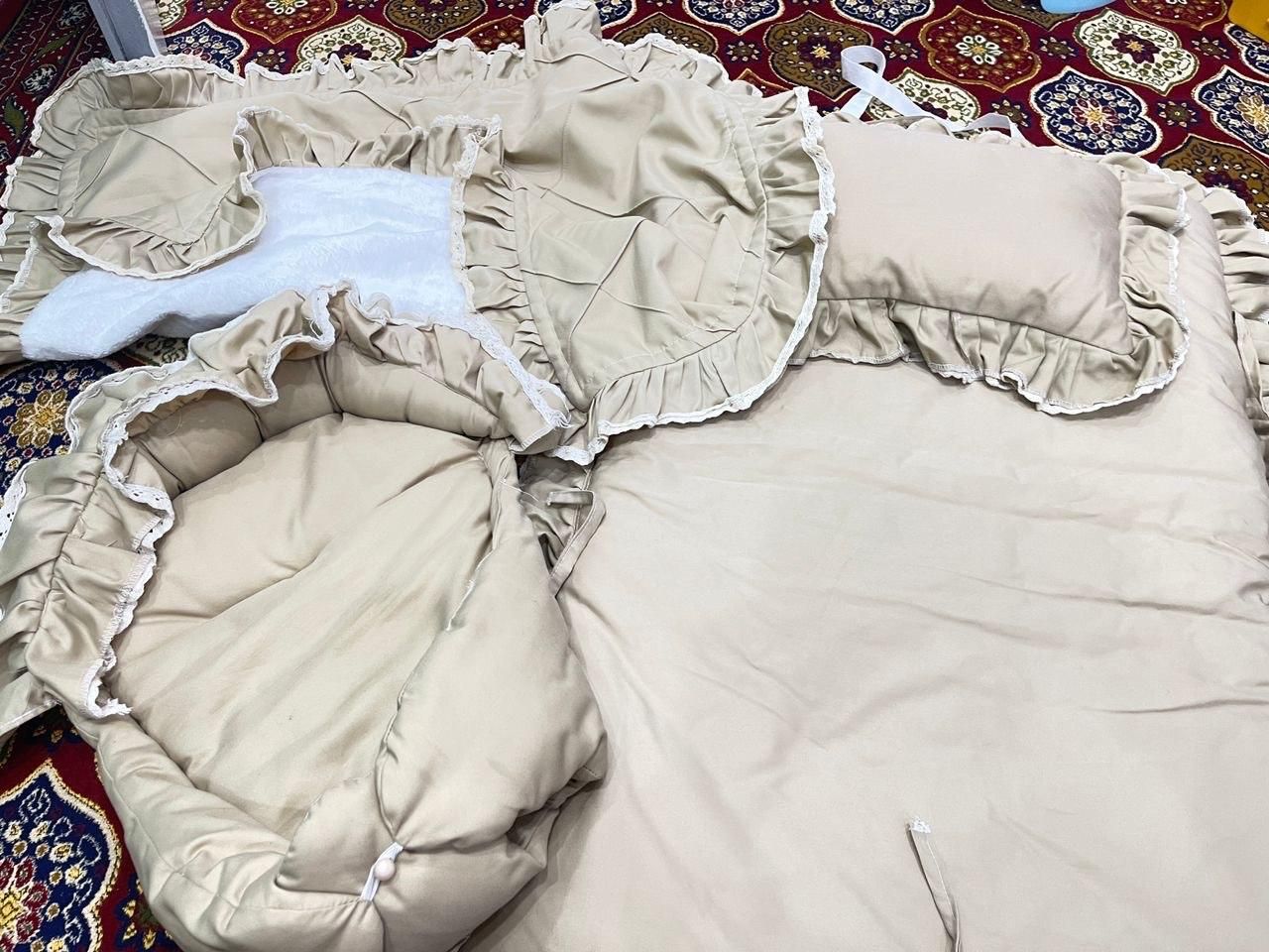 ست سرویس  رختخواب  نوزادی|رختخواب، بالش، پتو|مسجد سلیمان, |دیوار