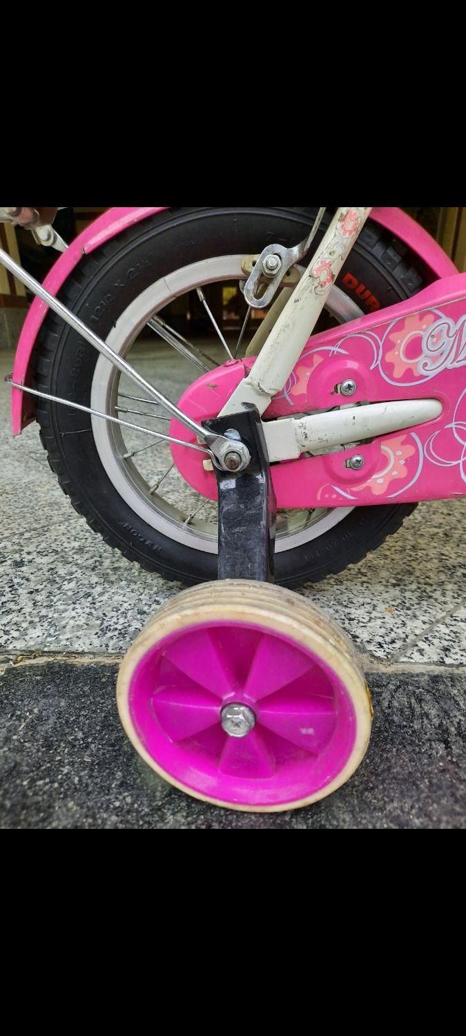 دوچرخه دخترانه صورتی ۱۶ مناسب تا ۷ سال|دوچرخه، اسکیت، اسکوتر|تهران, جنت‌آباد جنوبی|دیوار