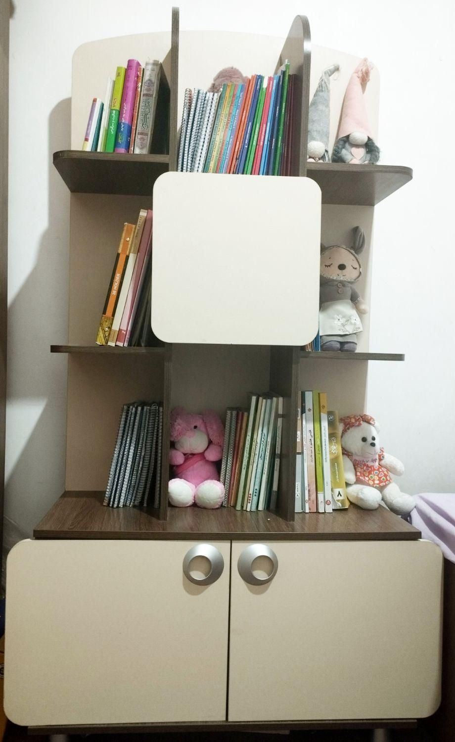 کتابخانه ـ سنا چوب|کتابخانه، شلف، قفسه‌های دیواری|دوگنبدان, |دیوار