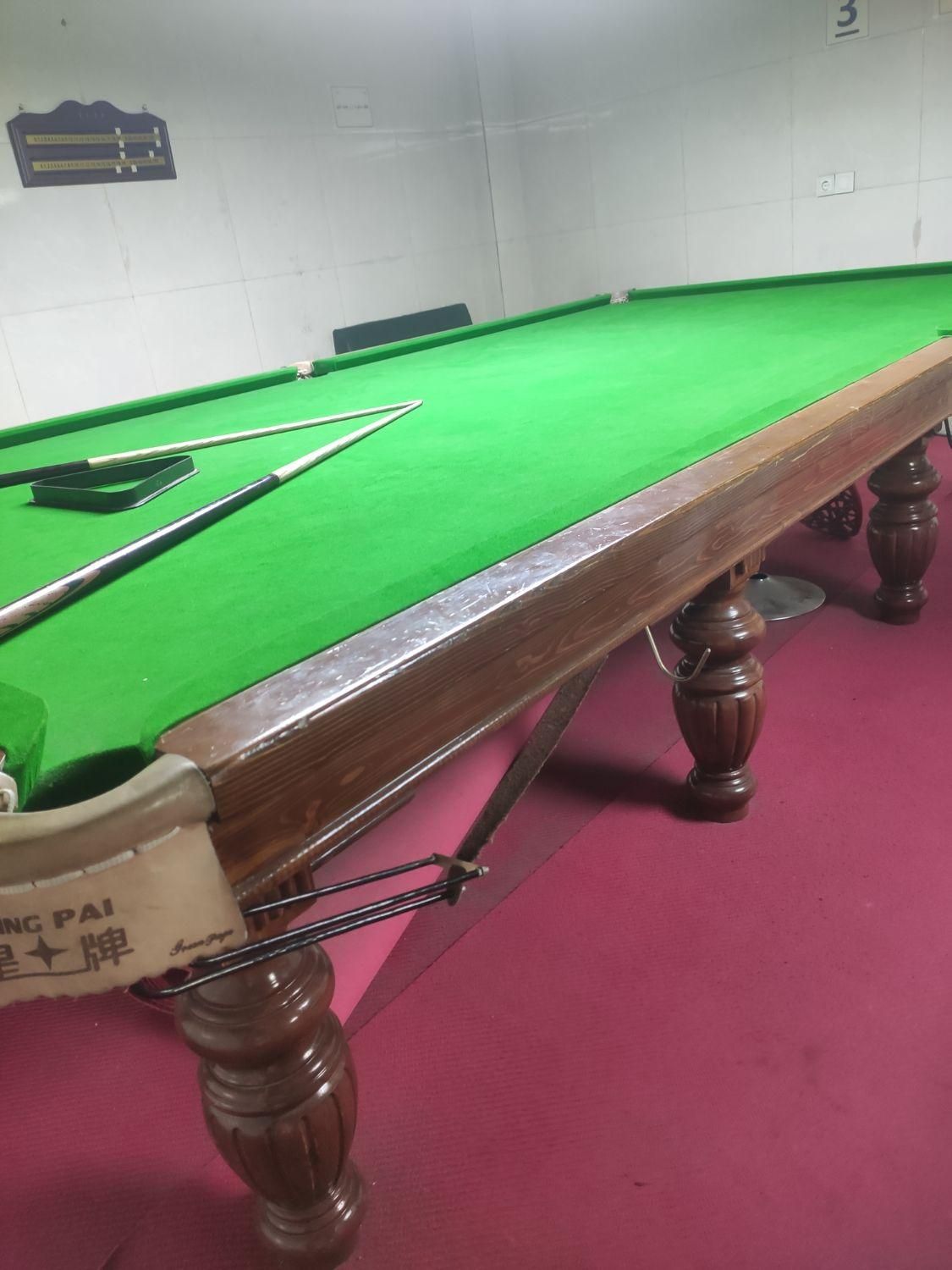 میز بیلیارد اسنوکر 12 فوت در حد نو|ورزشهای توپی|ری, ظهیرآباد|دیوار