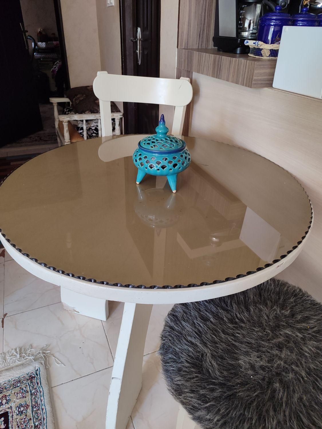 میز صبحانه خوری دونفره|میز و صندلی غذاخوری|شاندیز, |دیوار