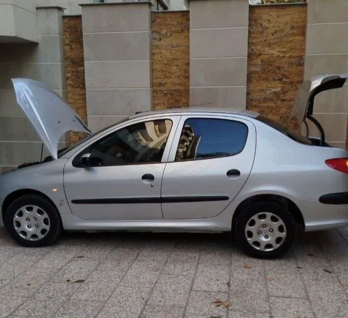 ۲۰۶sd نقره ای مدل ۹۵ تک برگ|خودرو سواری و وانت|مشهد, هفت تیر (حافظ)|دیوار