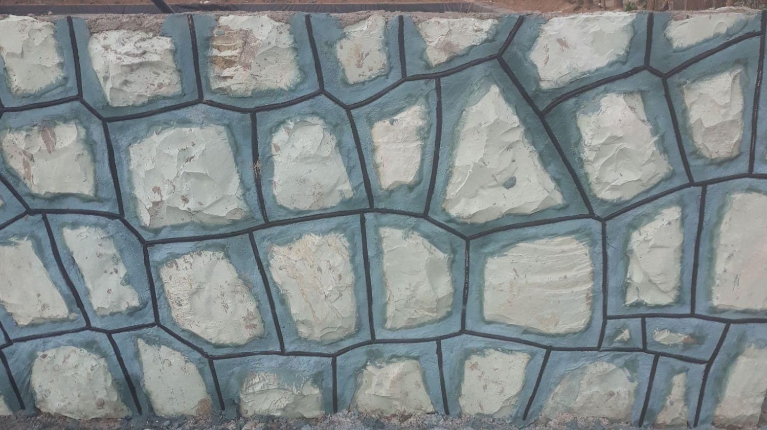 اجرایی،سنگ مالون کوهی سنگ ورقه ای|خدمات پیشه و مهارت|کرج, شهرک جهان‌نما|دیوار