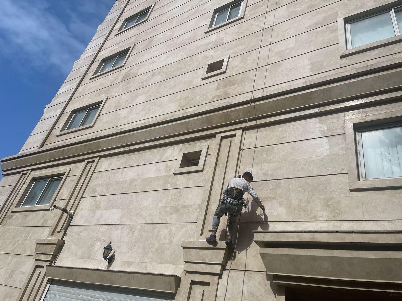 ابندی عایق کاری پیچ رولپلاک با راپل بندباز طناب|خدمات پیشه و مهارت|رشت, بلوار گیلان|دیوار