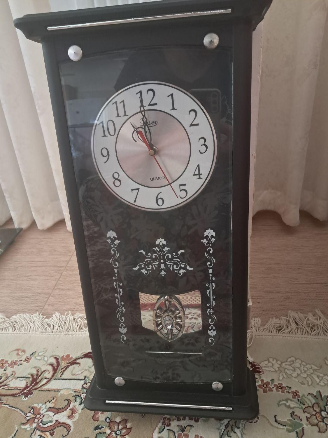 ساعت دیواری گل مصنوعی کیف مجلسی|گل مصنوعی|قوچان, |دیوار