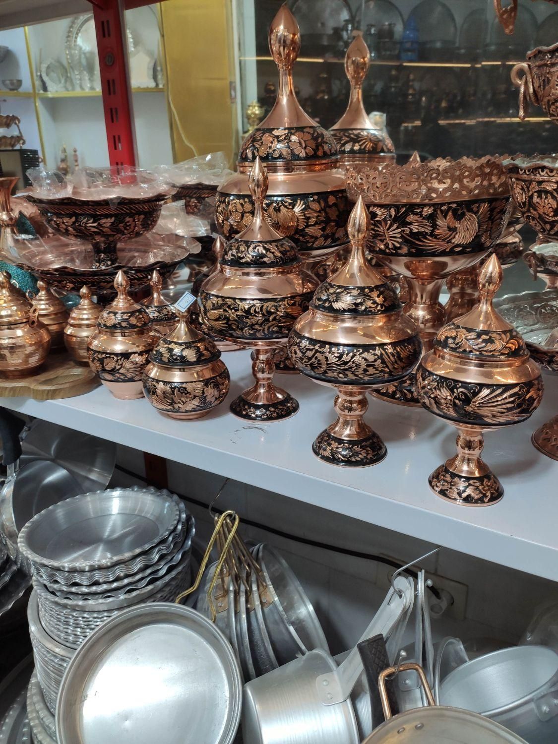 ظروف فیروزه و الماس تراش به قیمت عمده|صنایع دستی و سایر لوازم تزئینی|اصفهان, الهیه|دیوار
