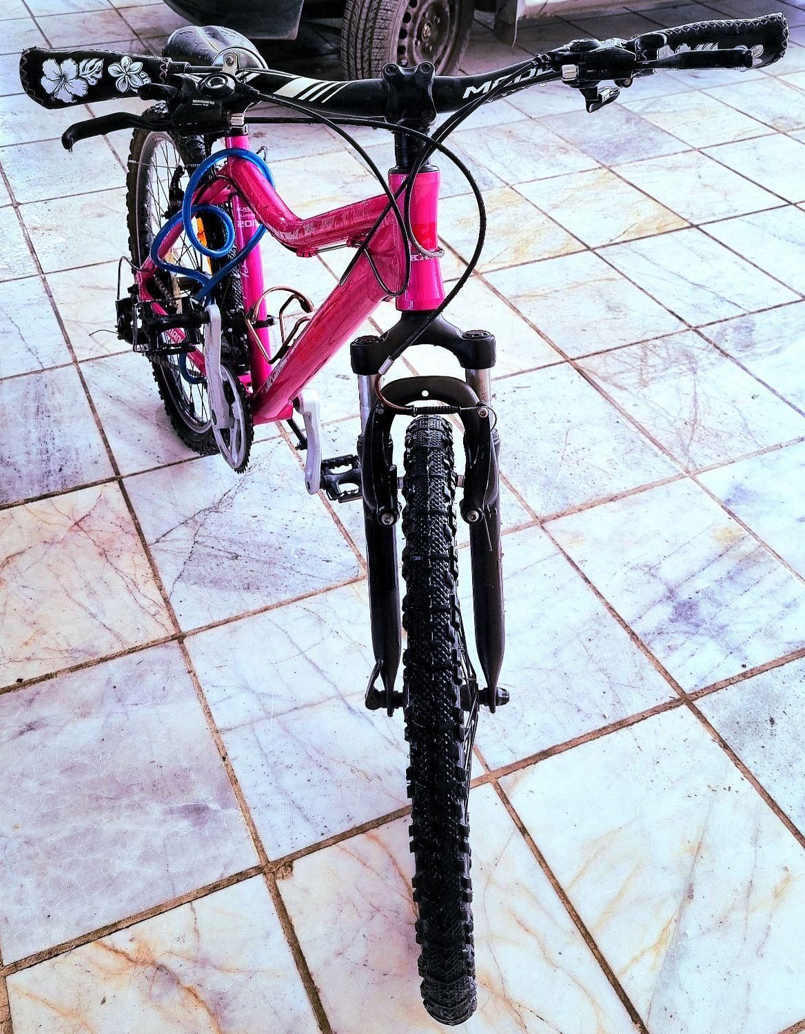 دوچرخه صورتی دخترانه سایز بزرگ برند باکیفیت کویر|دوچرخه، اسکیت، اسکوتر|اصفهان, احمدآباد|دیوار