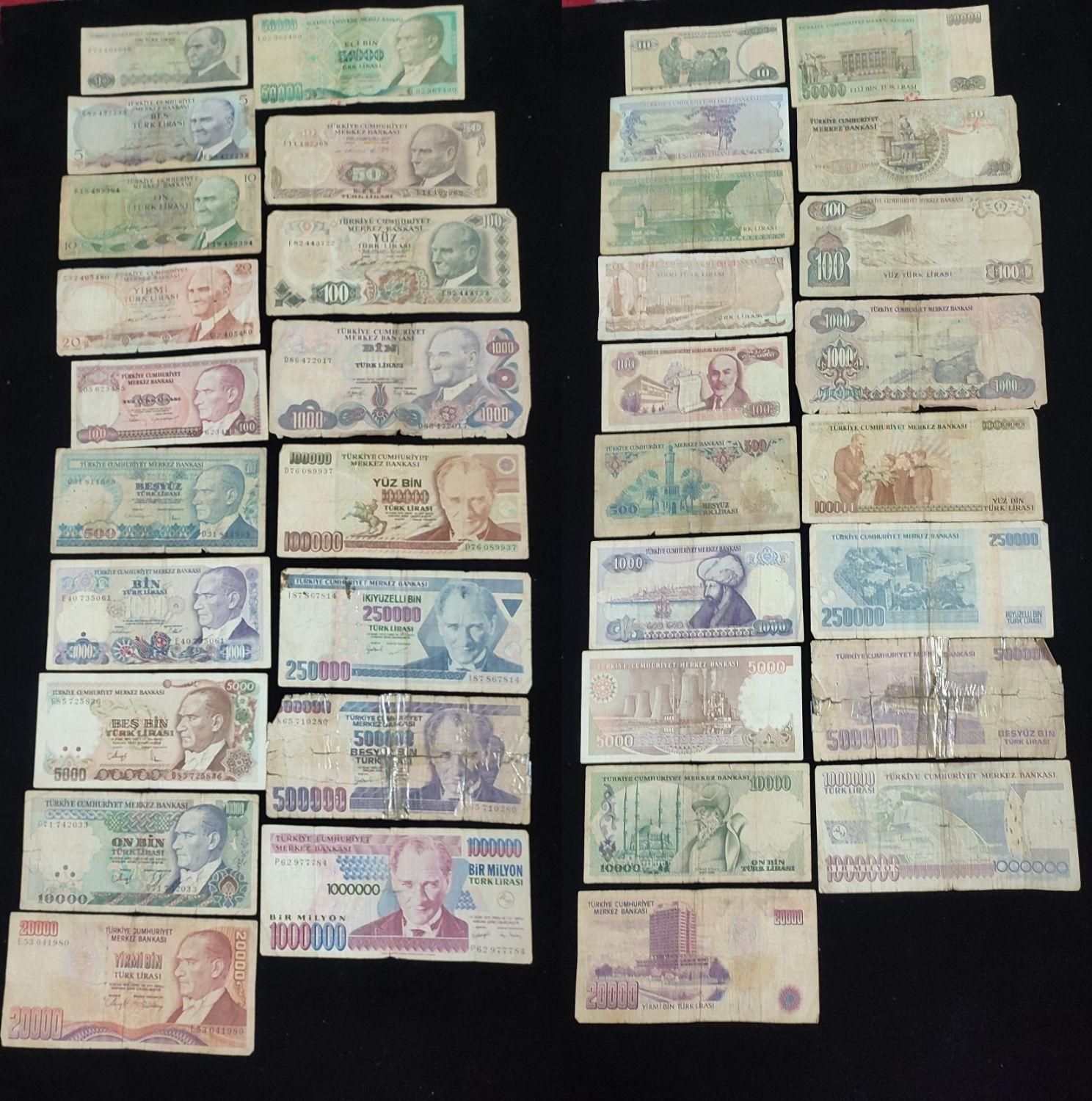 مجموعه اسکناس خارجی و کلکسیونی کشورهای مختلف|کلکسیون سکه، تمبر، اسکناس|قم, آزادگان|دیوار