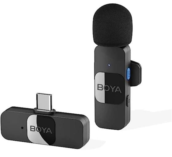 میکروفون بویا یقه ای بیسیم مدل boya v10 رینگ لایت|دوربین عکاسی و فیلم‌برداری|مشهد, وکیل‌آباد|دیوار
