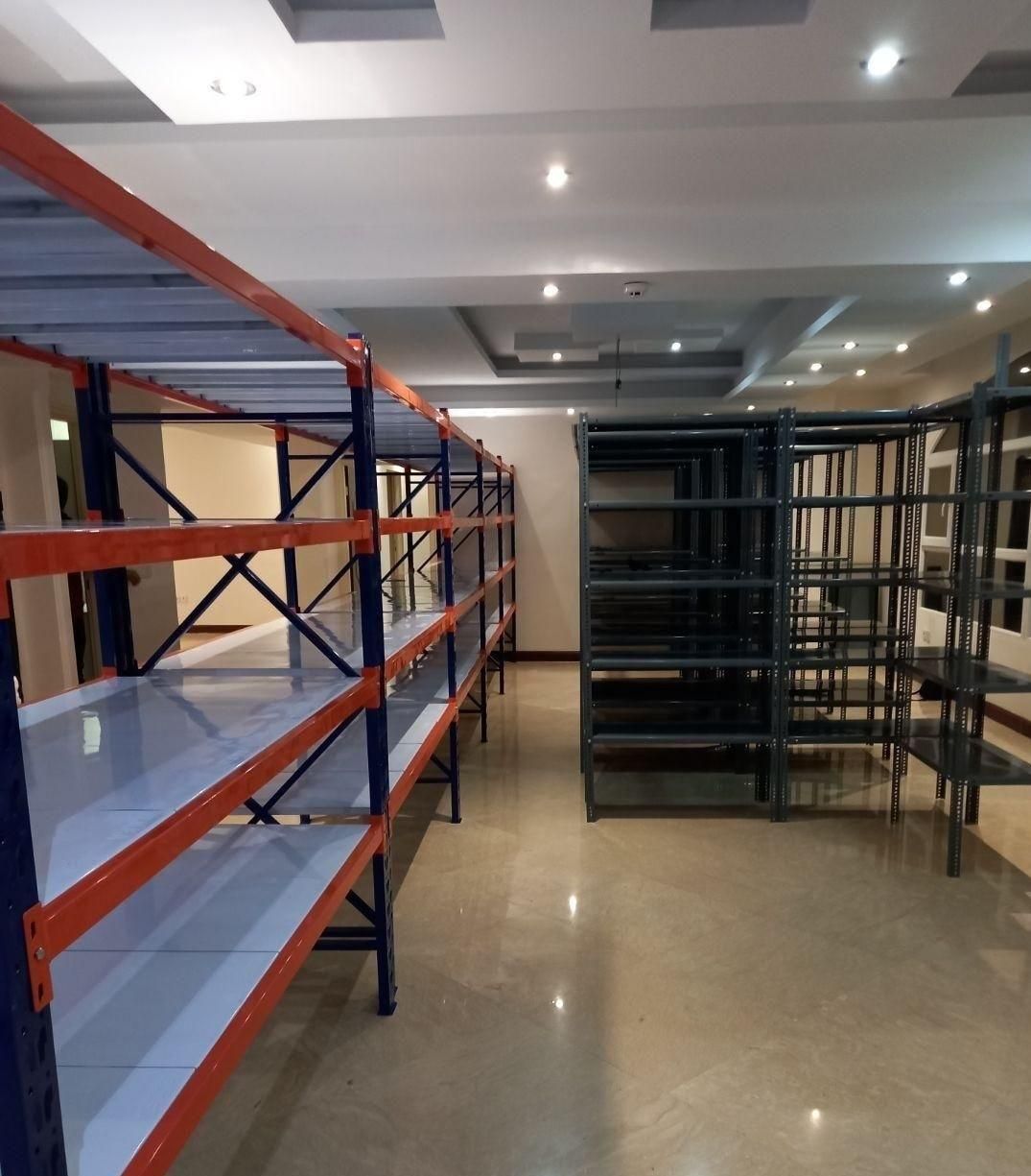 قفسه های آبی و نارنجی ایزی راک نیمه سنگین|فروشگاه و مغازه|اصفهان, عطار نیشابوری|دیوار