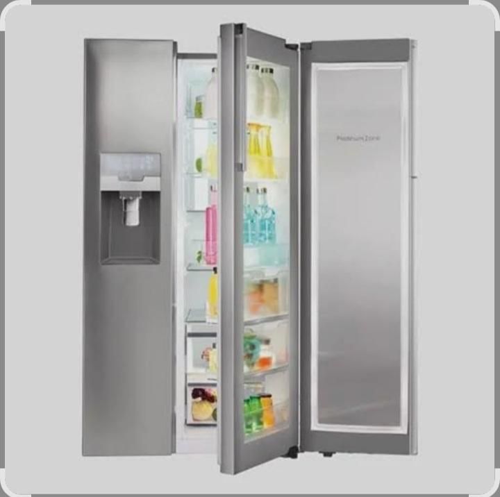 یخچال فریزر ساید بای ساید اسنوا مدل گالری 3350ss|یخچال و فریزر|کرج, شهرک نهال و بذر|دیوار