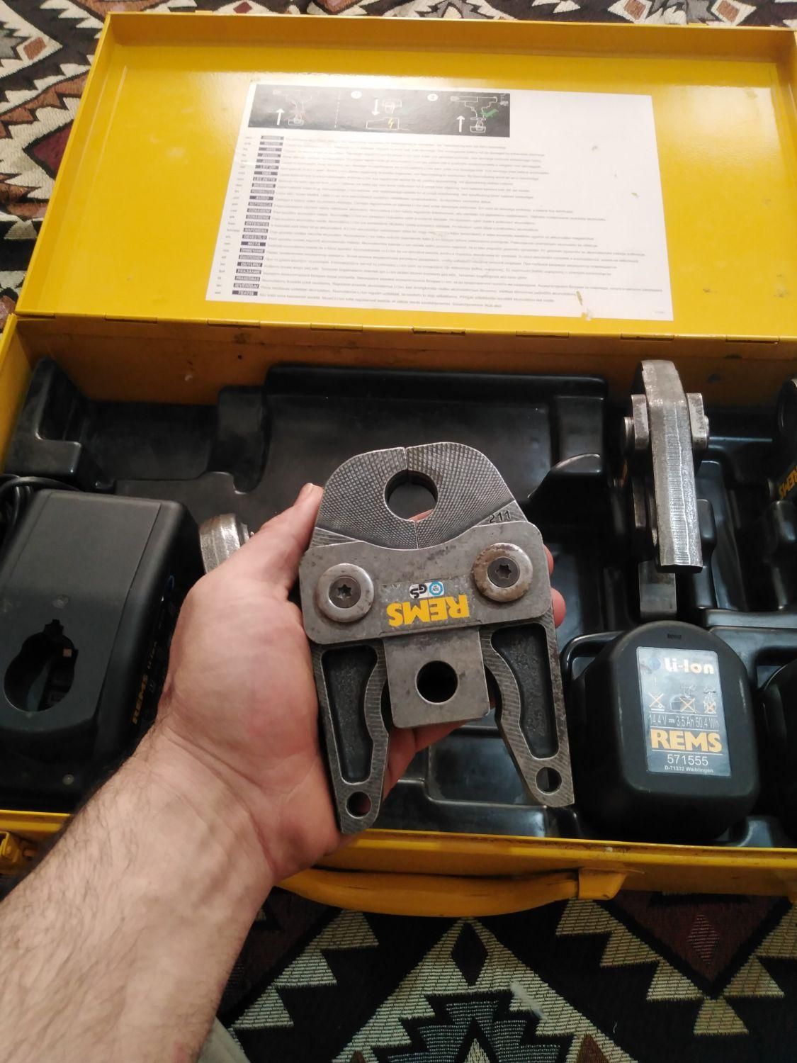 دستگاه پرس لوله رمس اصلی المان|ابزارآلات|مشکیندشت, |دیوار