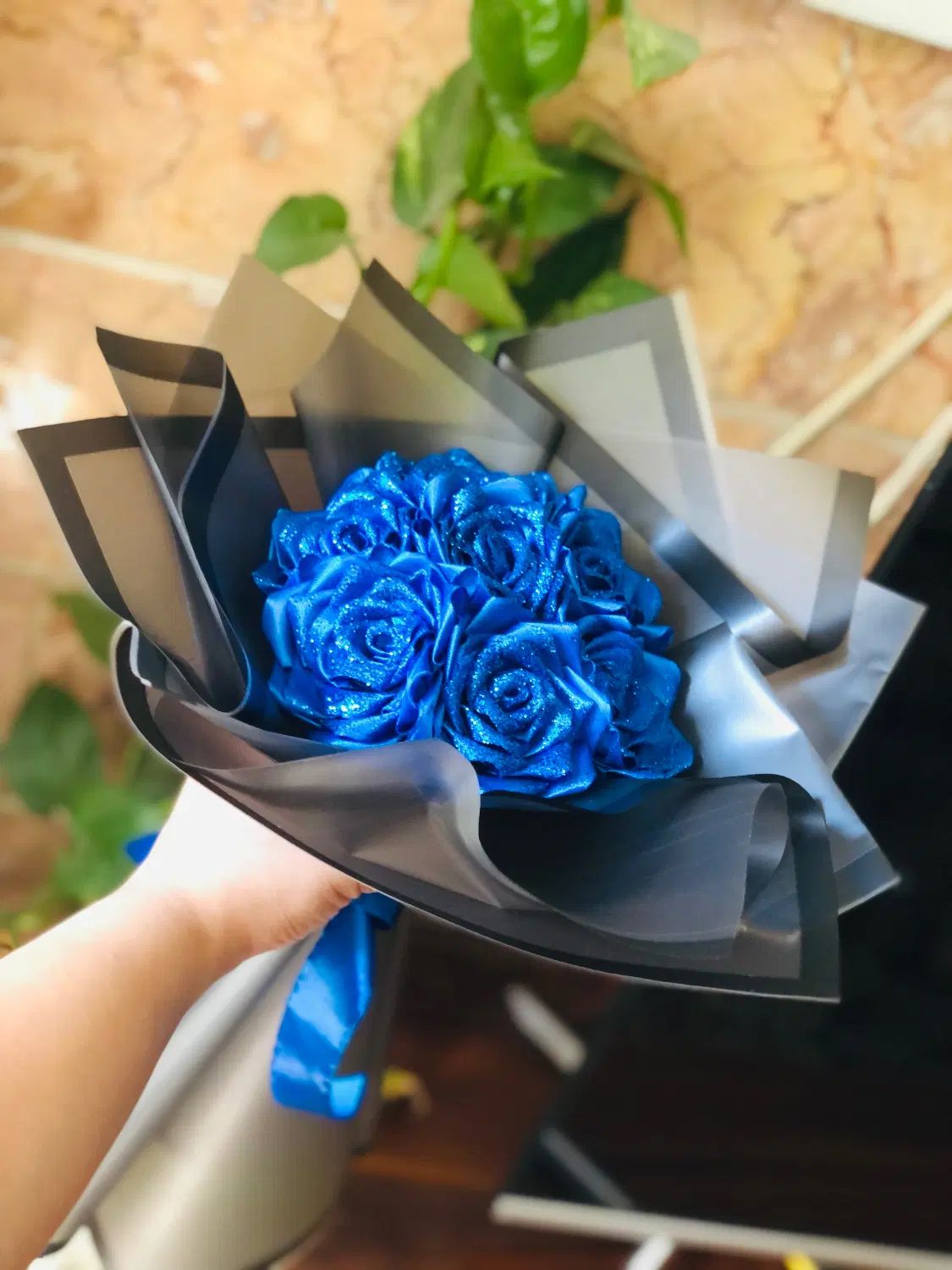 دسته گل روبانی اقتصادی /باکس پول/|گل مصنوعی|مشهد, طلاب|دیوار
