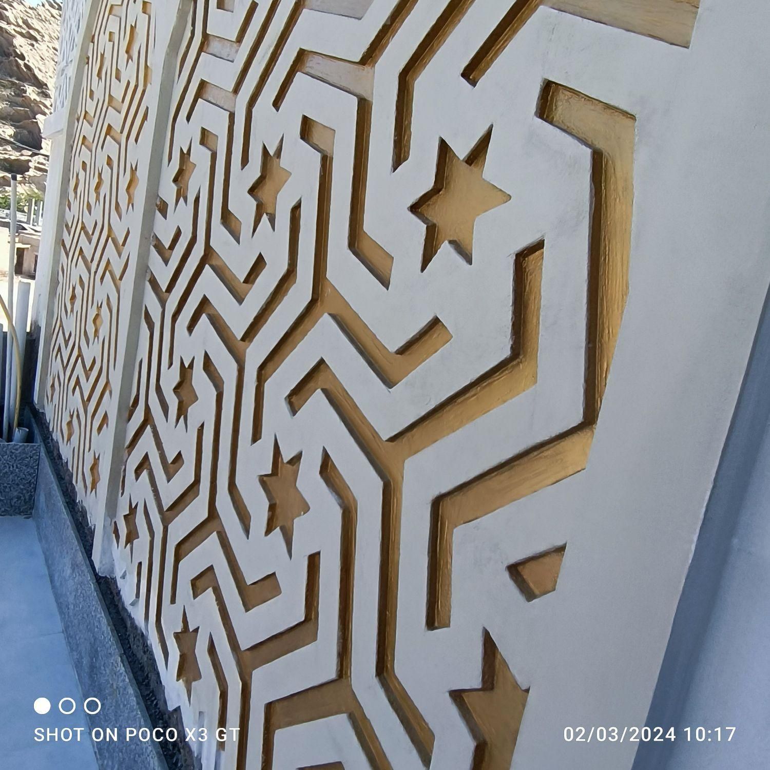اجرای نمای رومی وجنگلی با سیمان|خدمات پیشه و مهارت|شاهین دژ, |دیوار
