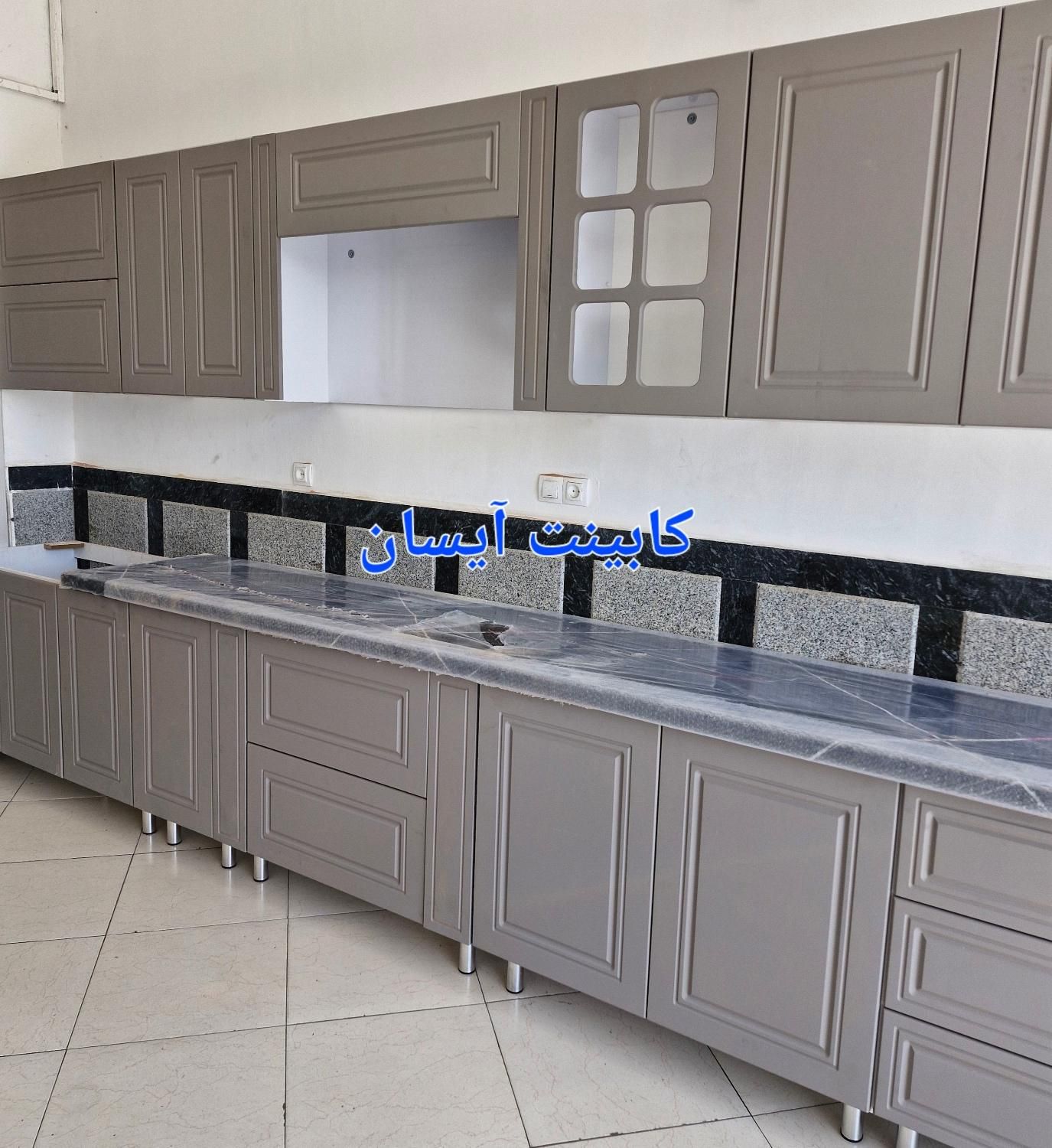 کابینت ممبران نئوکلاسیک طوسی|مصالح و تجهیزات ساختمان|زنجان, |دیوار