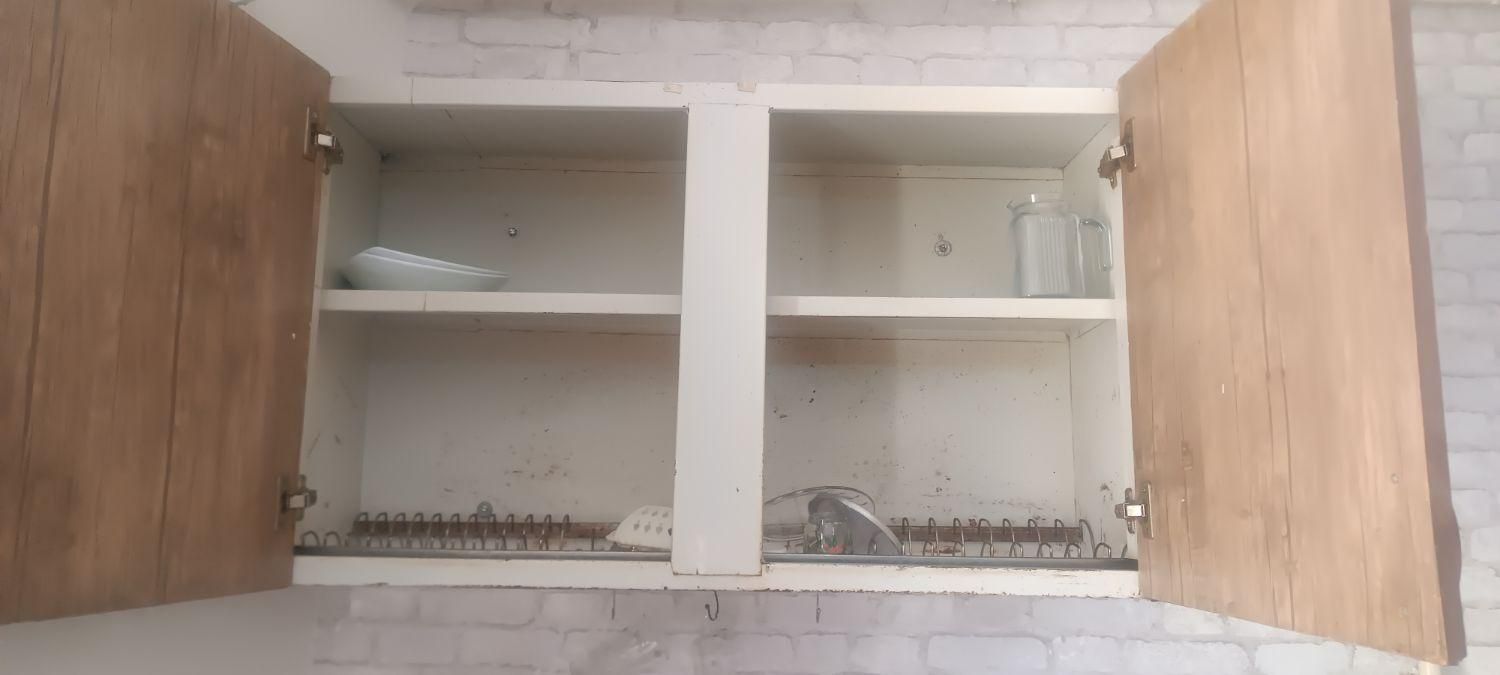 کابینت و آبچکان، سینک ظرفشویی دو لگنه|آب‌چکان و نظم‌دهنده ظروف|تبریز, |دیوار