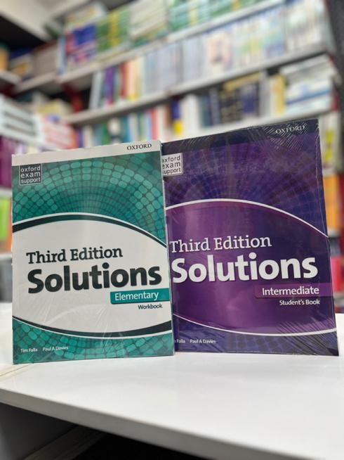 کتاب Solution سولوشن المنتری اینترمدیت کانکت یک دو|کتاب و مجله آموزشی|مشهد, سراب|دیوار