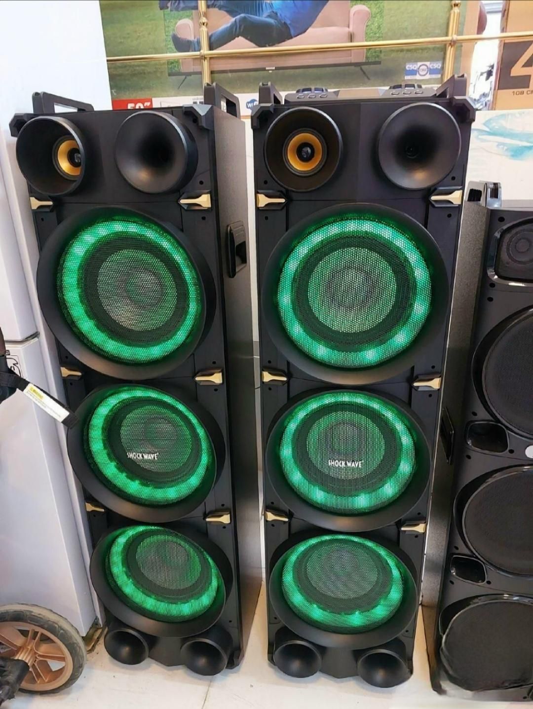 باند اسپیکر شاکویو  لیزردار مدل ۱۰۳ باشرایط ۸ماهه|سیستم صوتی خانگی|تبریز, |دیوار