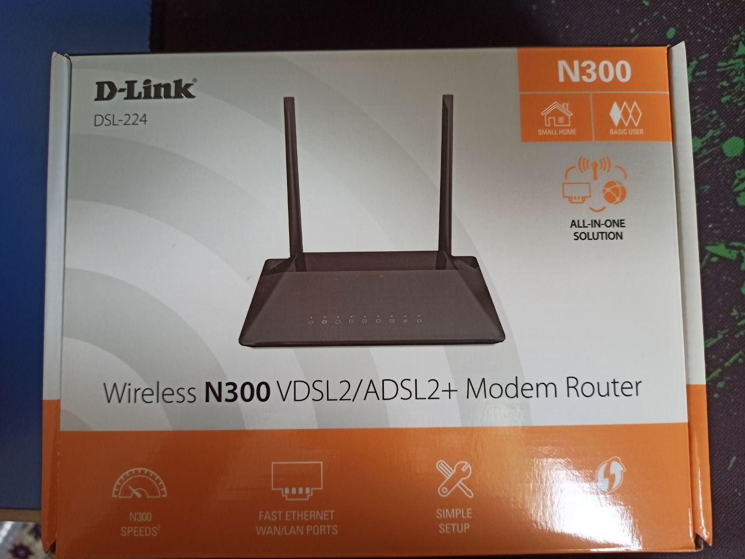مودم و روتر  TP-LINK TD-W8961Nو D-LINK NEW DSL-224|مودم و تجهیزات شبکه|تهران, مسعودیه|دیوار