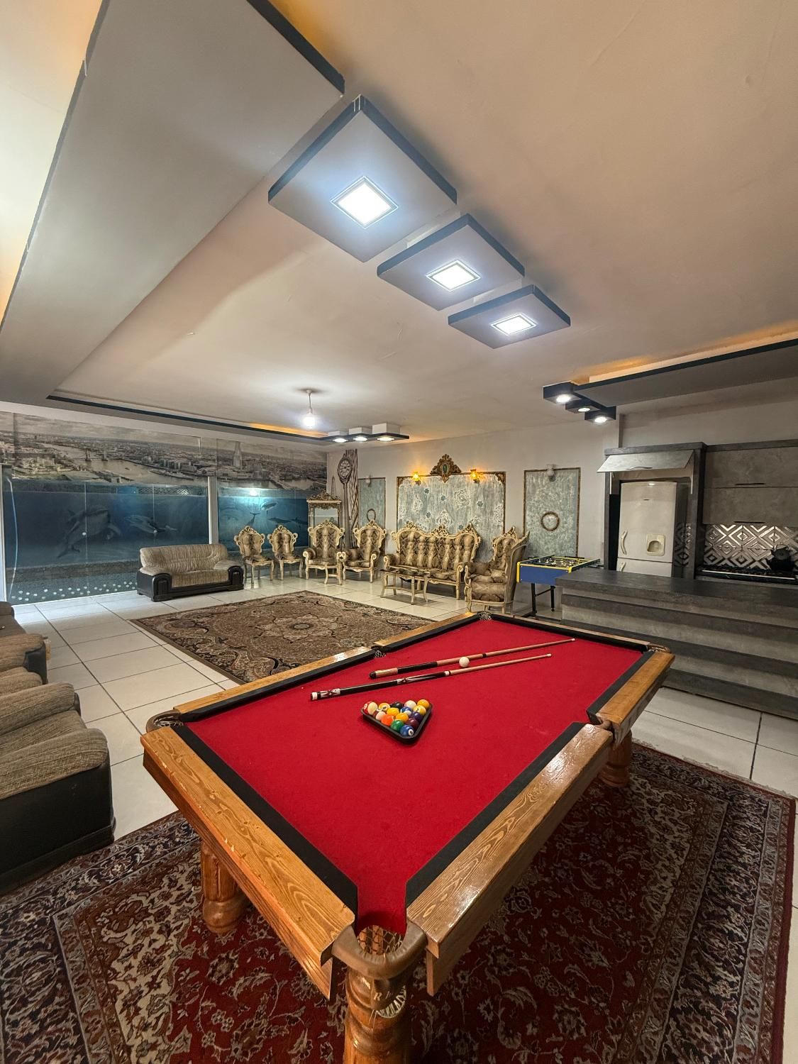 اجاره باغ ویلا فول امکانات استخر ابگرم و بلیارد|اجارهٔ کوتاهمدت ویلا و باغ|مشهد, شهرک رازی (شهرک غرب)|دیوار