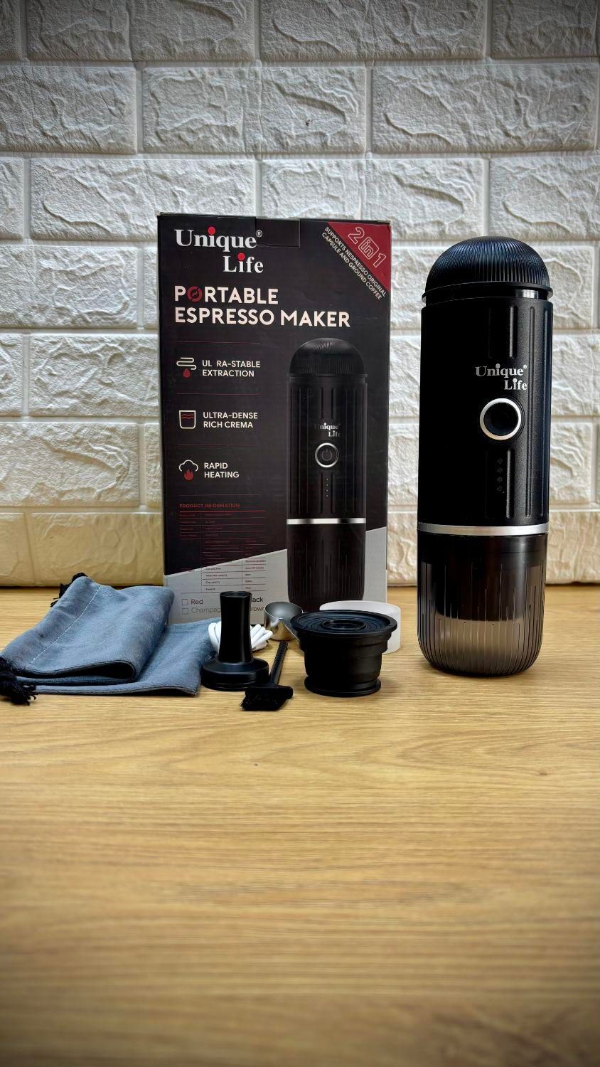 مینی پرسو شارژی دوکاره|سماور، چایساز، قهوهساز|قم, نیروگاه|دیوار