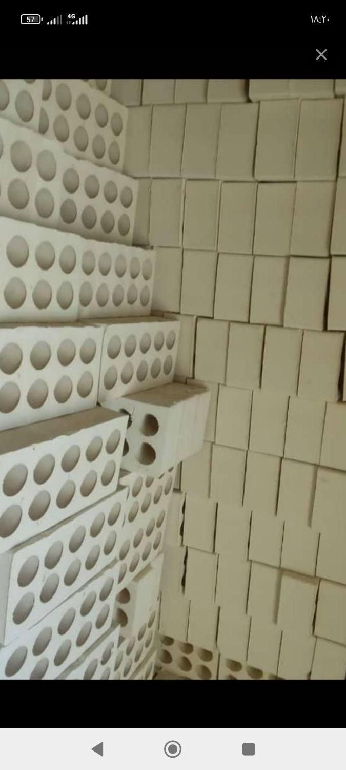 اجر سفال ولفتون و زبره ،بلوک سفالی ،پنل گچی|مصالح و تجهیزات ساختمان|شاهینشهر, گزبرخوار|دیوار