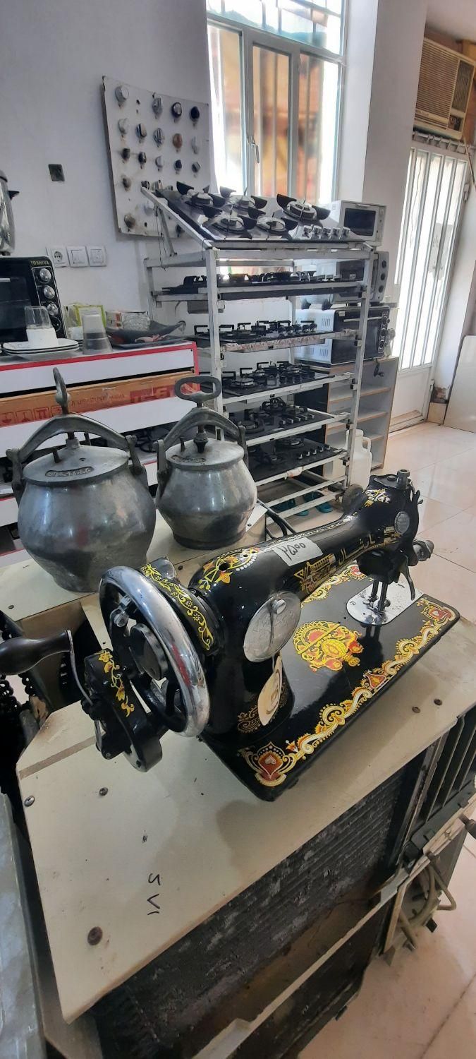 چرخ خیاطی مارشال شیرنشان ژاپنی دینام دار دستی|چرخ خیاطی و ریسندگی|بهبهان, |دیوار