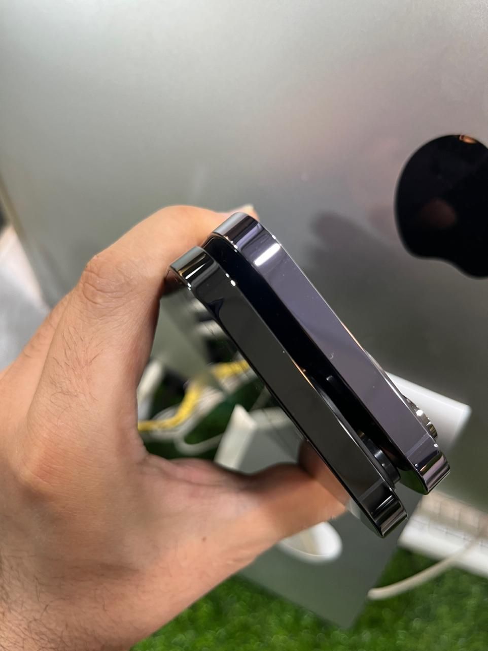 iPhone 14 Pro Max ZAA رنگ مشکی بنفش تمیز|موبایل|کرج, کوی امامیه|دیوار